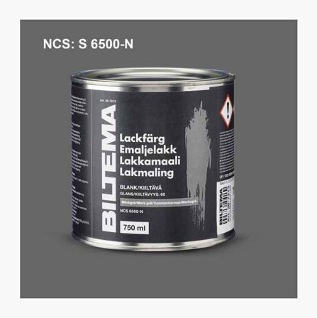 Lackfärg blank mörkgrå 0 75 liter