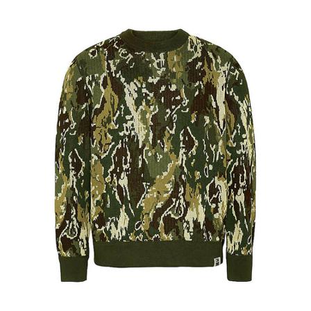 Tommy Jeans, Camo Dm 0Dm 10921 0H7 sweater Groen, Heren, Maat:M