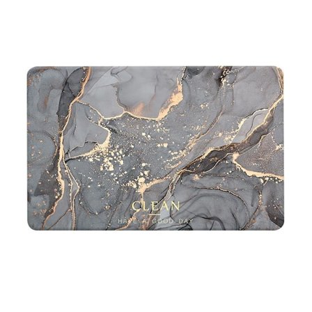 Halkfri badrumsmatta, superabsorberande, rökgrå, 40 x 60 cm
