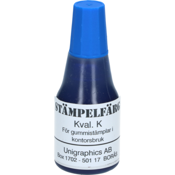 Stempelfarve Blå (Dyna)