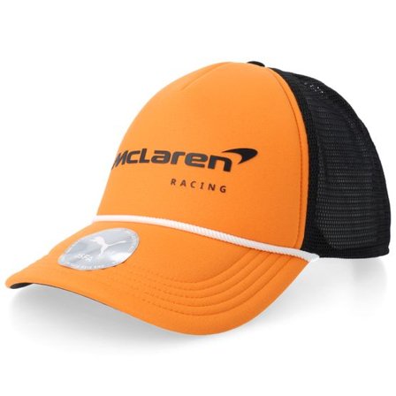 Formula One - Motor Orange trucker Keps - McLaren F1 26 Team Puma Papaya/Black A-frame Trucker @ Hatstore