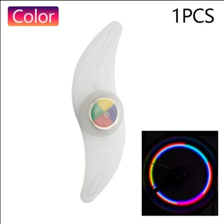 Cykelhjul Ek Ljus Däcklampor 3 Lägen LED Vattentät Cykelsäkerhetsvarning Lätt Att Installera Cykeltillbehör med Batteri