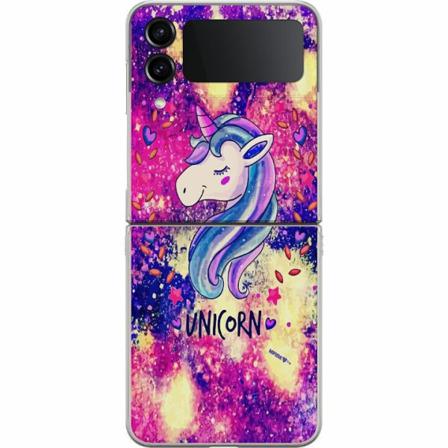 Samsung Galaxy Z Flip4 Premium Skal Unicorn Enhörning