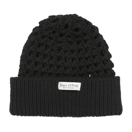 Marc O'Polo Beanies svart, Dam Hattar, Dam, Storlek: ONE SIZE