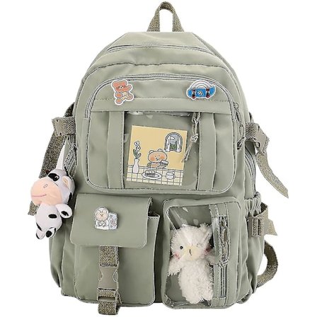 Rygsæk. Japansk Kawaii Rygsæk Skole Taske Med Vedhæng. Lille Rygsæk. Skoleartikler - Snngv