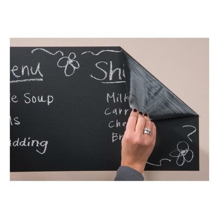 Blackboard Veggklistremerke med Kritt - Selvklebende Krittavle—pa