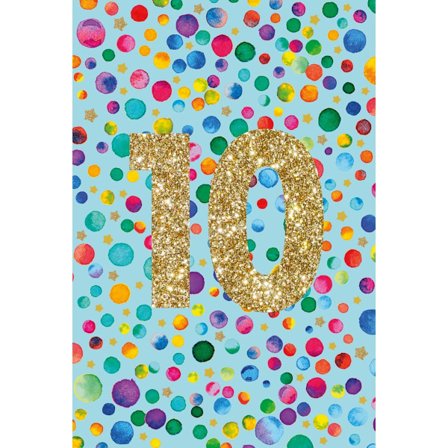 Håndlavede kort Alder er bare et tal 10 år