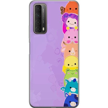 Yhteensopiva Puhelinkuori Huawei P smart 2021 Tumma siluetti Jeesuksesta, jolla on orjantappurakruunu mustaa taustaa vasten, voimakkaassa kontrastissa