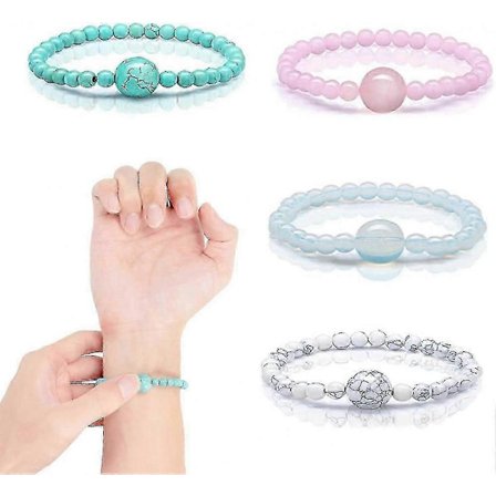 4 st Anti Illamående Armband Åksjuka Rörelsesjuka Armband Justerbart Armband Rörelse Illamående Lindringsband Kompatibelt med Åksjuka