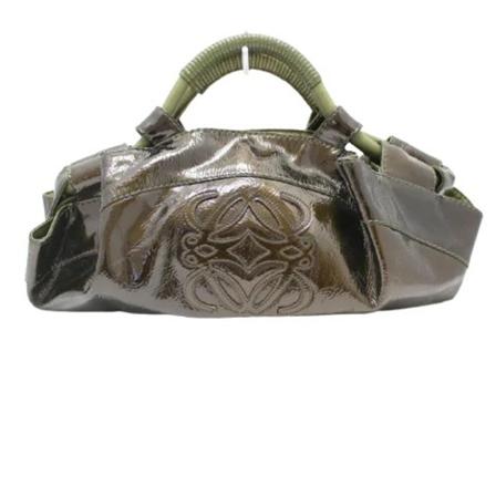 Loewe Pre-owned, Pre-owned Leather handbags Bruin, Dames, Maat:ONE Size
