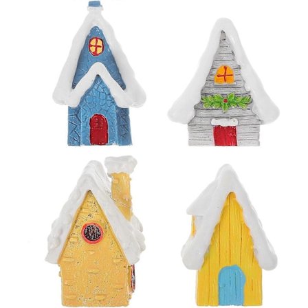 Harts Jul Hemdekorationer Akvarium Ornament Jul Timmerstuga Ornament Akvarium Gömställe Dekorationer (LGL)