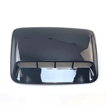 Bil Sideskærm Air Vent Hood Scoop SORT