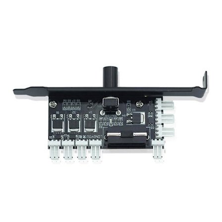 8-tietoinen PC-tuuletinhälytysjäähdytystuulettimien nopeuden säädin PCI-liitäntä Sata/molex 4-napainen liitäntä