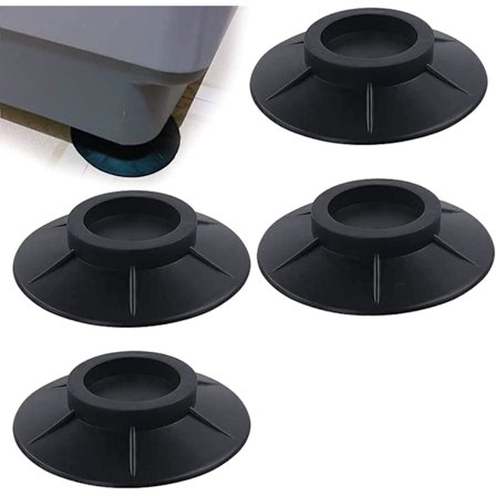Vaskemaskinefødder, Vaskemaskine Fødder, Anti-Skrid Vaskemaskinefødder, Gummi Vibrationsdæmpere, Anti-Vibrationsmåtte, Til Vaskemaskine Re