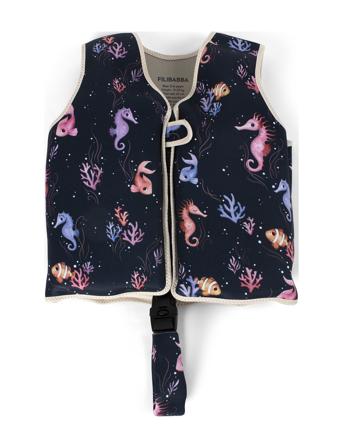 Swim Vest 5-6 Years - Rainbow Reef Accessories Sports Equipment Swimming Accessories Blue Filibabba