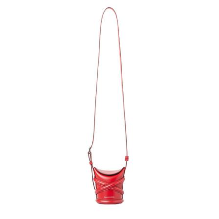 Alexander McQueen, Crossbody Bag Rood, Dames, Maat:ONE Size,leer,print
