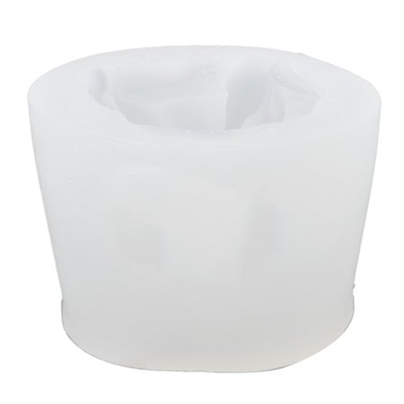 3D Engel Harpiksform Lett å ta ut Gjenbrukbar Silikon Baby Engel Lysform for DIY Hjeminnredning Kake Ansiktsform med en hånd