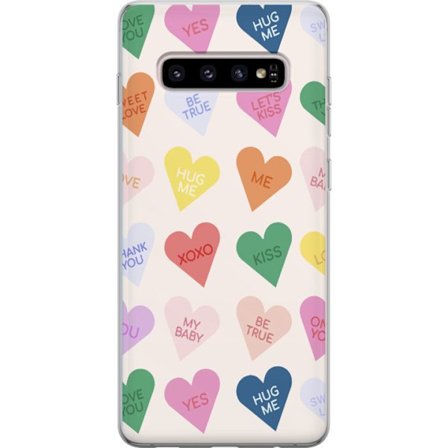 Kompatibelt Mobilskal till Samsung Samsung Galaxy S10+ CandyHearts
