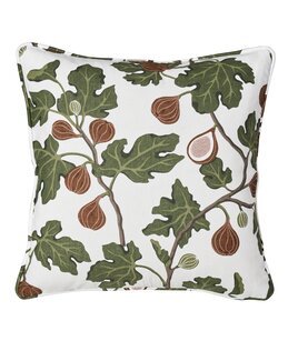 Pudebetræk Figaro med trykt motiv 2-pak Terracotta