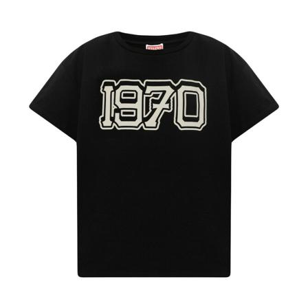 Kenzo T-shirt with logo Sort, Dame T-shirts