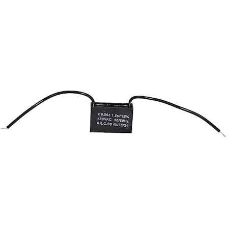 Universal 1.5uf/1.5mfd AC-motor och fläktkondensator med kablar 450v