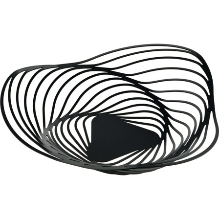 Alessi Trinity Serveringsskål Ø43 cm, Svart