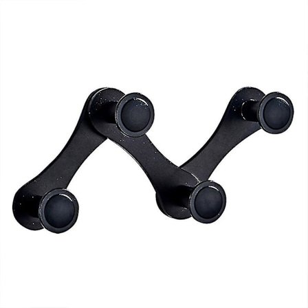 Utvidbar Håndkleholder med Kroker - Justerbar Aluminium Veggmontert Stativ