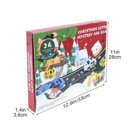 Adventskalender 2024 Barn Legering Bil Brandbil Byggfordon Present Adventskalender 24 Dagar Jul Nedräkningskalender Jul Semester Adv