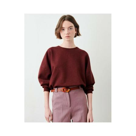 Sessun, Round-neck Knitwear Bruin, Dames, Maat:S