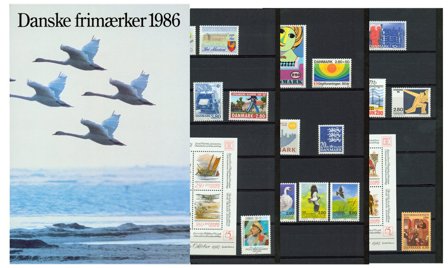 Danmark - Årsmappe 1986