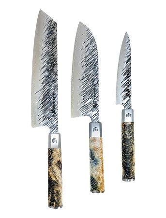 Satake | Satake Knife Set, Kiritsuke, Santoku And Petty | ONE SIZE