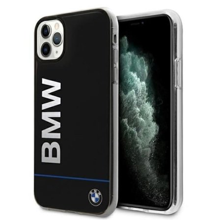 BMW Signature Printed Logo Cover iPhone 11 Pro Max - Sort