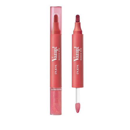 Pupa Vamp! Marker Duo SPICY RASPBERRY - Rossetto