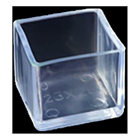 4 kpl suojaavia silikonikärkiä tuoli- ja pöytäjalkoihin, melunvaimennus, neliö 60 x 60 mm