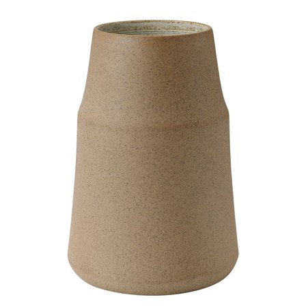 Knabstrup Clay vase 18 cm, warm sand | KitchenOne