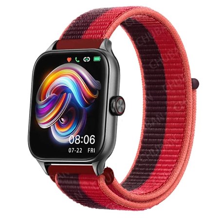 20mm 22mm Nylon Loop band för Amazfit GTS4/2/3/3pro/2e/GTS2 Mini/GTR 4 42mm/47mm/GTR2/2e/stratos armband Amazfit bip rem