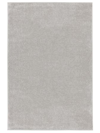 Anna Indoor/Outdoor Rug Washable 160X230 Silver Grey Plain (Single Colored)