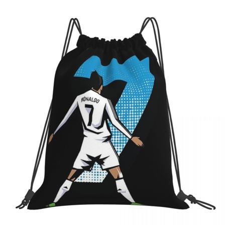 Cristiano Ronaldo Cr7 Ryggsekk Bærbar Snøreveske Pocket Gym Bag 15 One Size