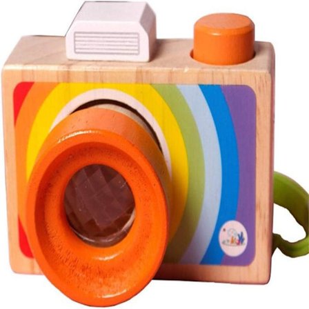 1 kpl Mini Puulelu Monivärisellä Kaleidoskoopilla