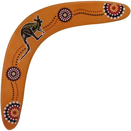 Træ Boomerang V-Form Håndholdt Boomerang Retur Sport Boomerangs Manøvre Dart Flyvende Legetøj til Udendørs Voksne Børn (Assorteret