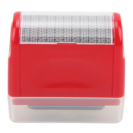 Fortrolighedsstempel Fotosensitiv Rulle Aftagelig Vindue Lille Krop Identitetsbeskyttelse Rullestempler Rød