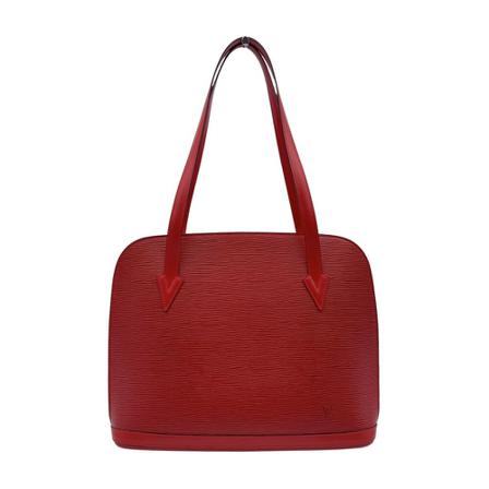 Louis Vuitton Vintage Louis Vuitton Vintage Red Epi Leather Lussac Tote Shoulder Väska röd, Dam Vintage Väskor, Dam, Storlek: ONE SIZE