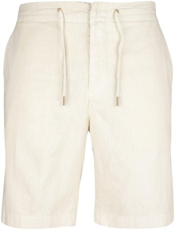 Barbour M's Linen Cotton Mix Shorts Light Stone