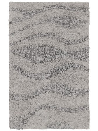 Breeze Bath Mat 50X80 Grey Cotton Washable