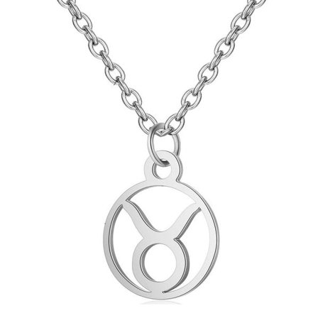 Necklace - Taurus - Zodiac - Stainless steel