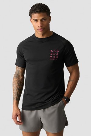 ICANIWILL - Mirage Mesh Raglan T-Shirt Black - Miehet - Treenivaatteet ICIW:ltä