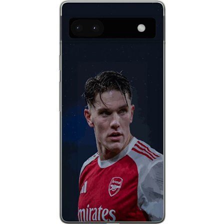 Yhteensopiva Puhelinkuori Google Pixel 6a Pastellivärikkäät sateenkaaret, joissa on valkoiset tähdet ja pehmeä väriero taivaallisessa unelmahimmessä