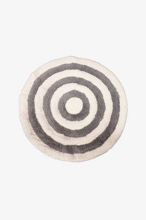 Redlunds - River badmatta diam 70 - Grå - Badrumsmattor - 70X70 - Från Homeroom