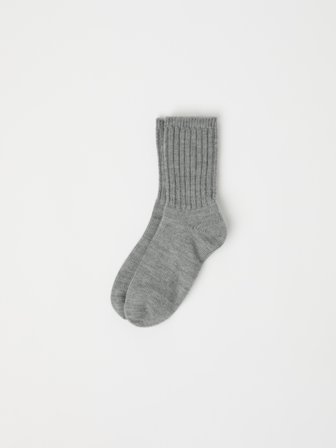 Sokker merinoull - 16|18 - barneklær - grey - Polarn O. Pyret