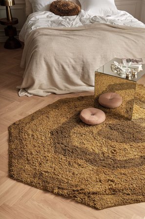 Staycation - Ryamatta Lovely - Grön - Lugg & ryamattor - 150X220 - Från Homeroom